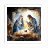 Christmas Origins Art Print -Xmas Gifts Hub m2Fgen2Fart print square p12F504da026 d523 420a b596 df385232a096