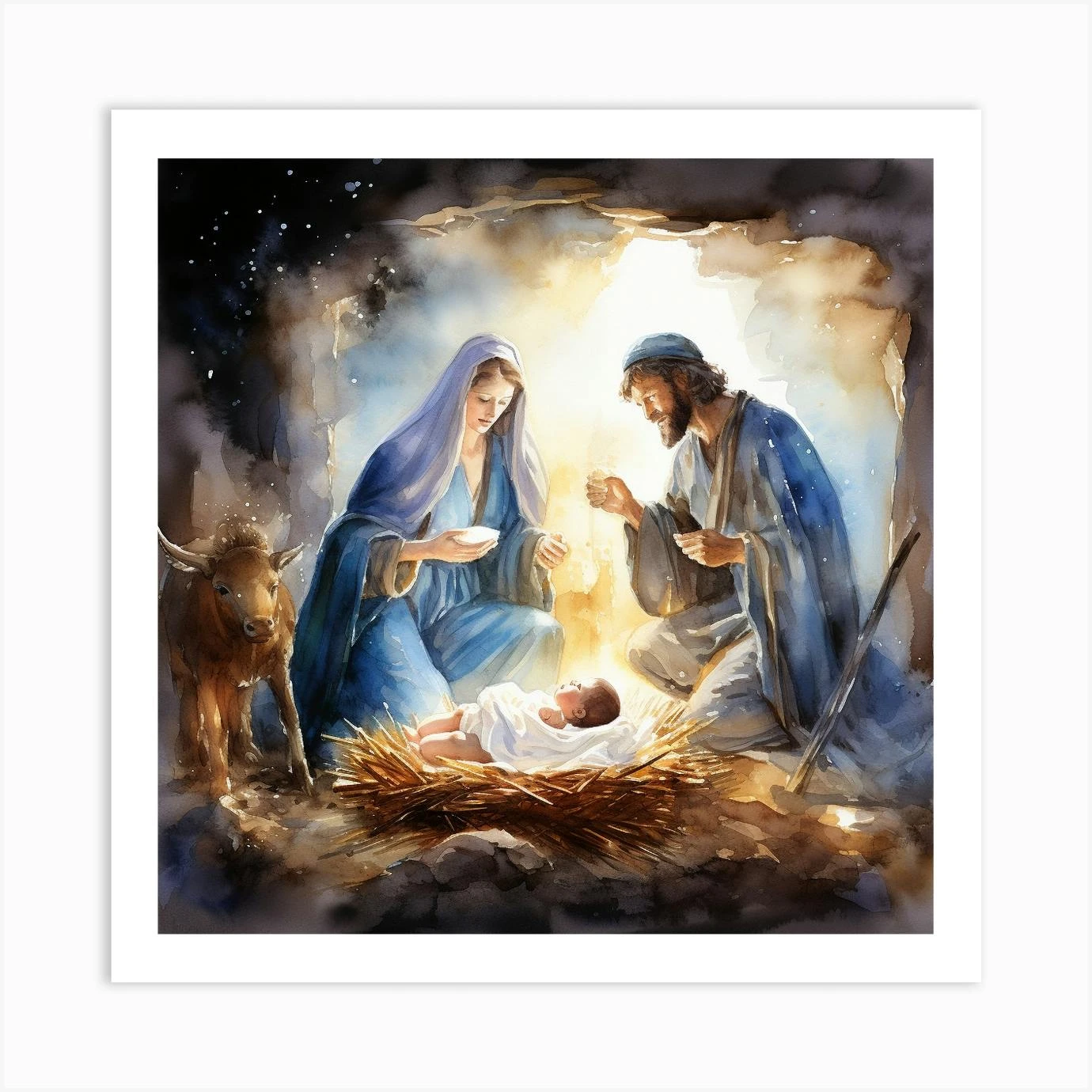 Christmas Origins Art Print 3 Christmas Origins Art Print