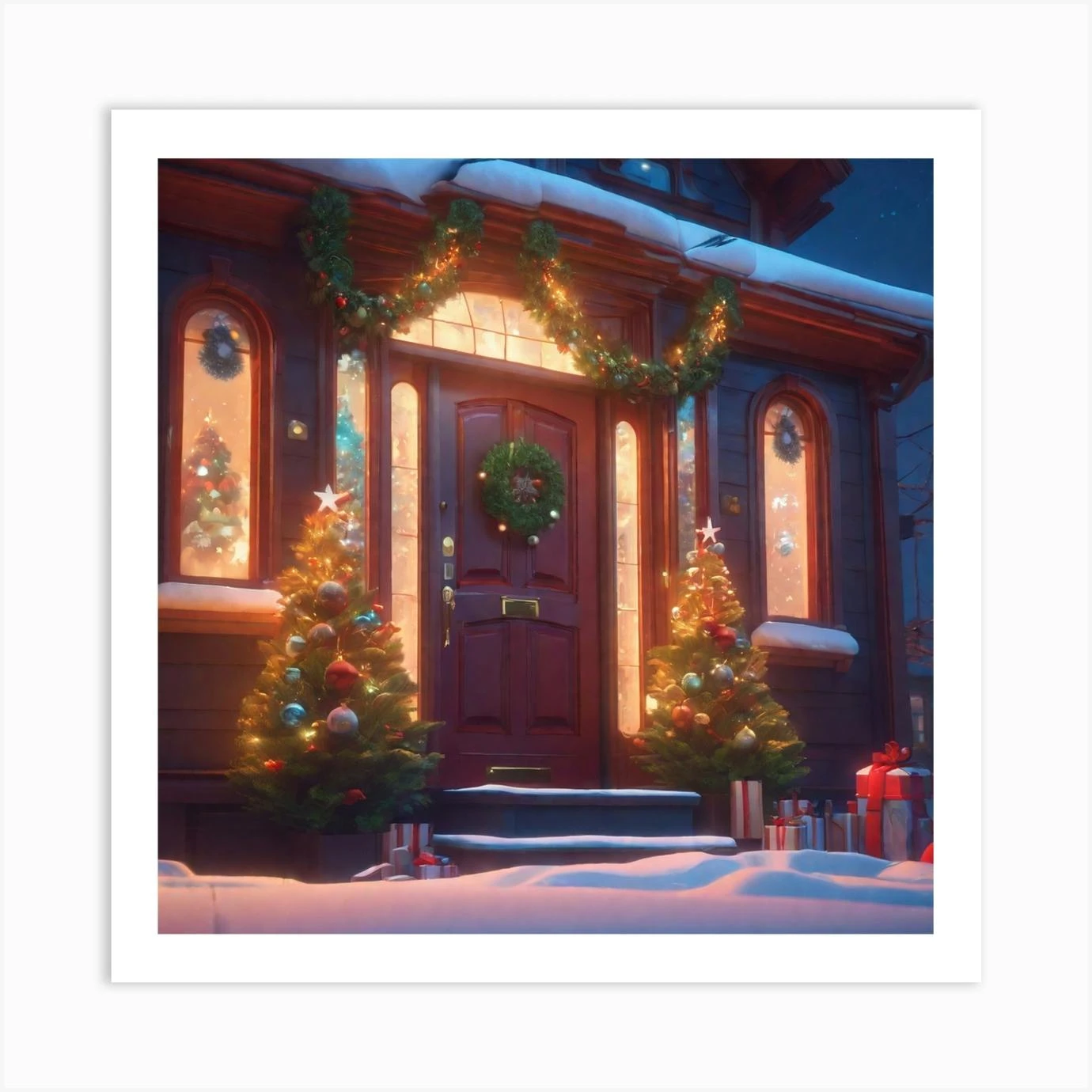 Christmas House 184 Art Print 3 Christmas House 184 Art Print