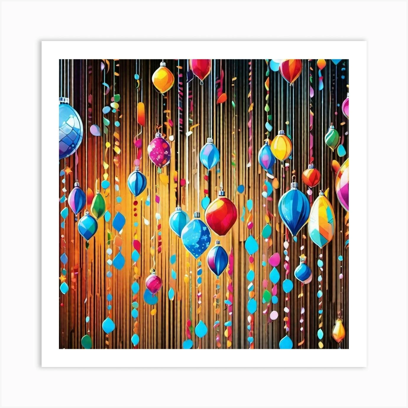 Christmas Background 19 Art Print 3 Christmas Background 19 Art Print