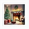 Christmas In The Living Room 13 Art Print -Xmas Gifts Hub m2Fgen2Fart print square p12F5b695c8b 1527 437f 92e3 0d8006603e7c