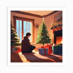 Christmas Tree 28 Art Print