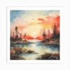 Christmas Pastel Dreamscape Art Print -Xmas Gifts Hub m2Fgen2Fart print square p12F623f0cf1 8543 4e62 b1f9 699198c34703