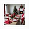 Christmas Table Setting 28 Art Print -Xmas Gifts Hub m2Fgen2Fart print square p12F6685d21d f48b 4916 a263 e5edd85d47fc