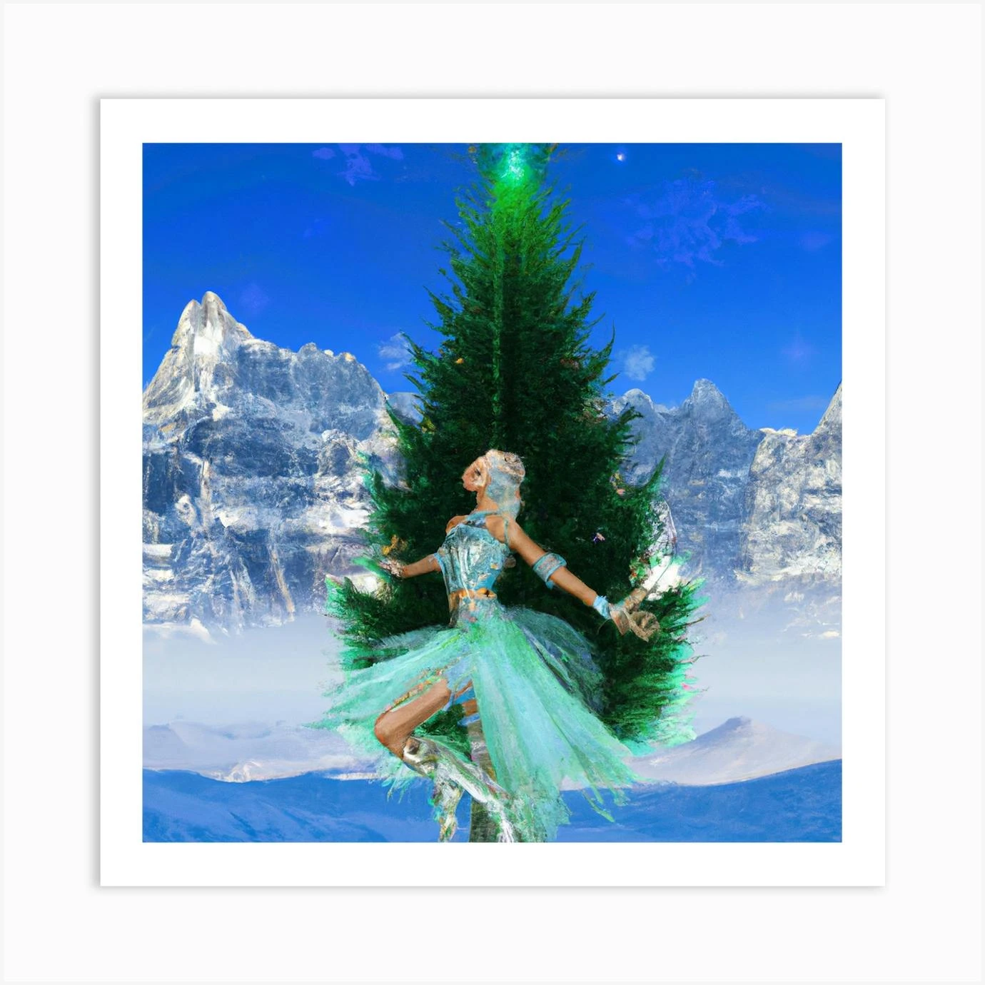 Ballerina Christmas 0012 Art Print 3 Ballerina Christmas 0012 Art Print