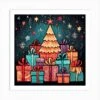 Christmas Tree 17 Art Print -Xmas Gifts Hub m2Fgen2Fart print square p12F733536a6 a6cb 4360 acbc 52a2e69ea9ee