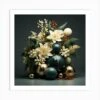 Christmas Arrangement 2 Art Print -Xmas Gifts Hub m2Fgen2Fart print square p12F7381e33c 3c54 4d63 975f 939a951244f9