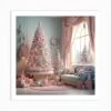 Christmas Tree In The Living Room Art Print -Xmas Gifts Hub m2Fgen2Fart print square p12F75991556 17e2 4b6e 9667 a1e5bc48b0dd