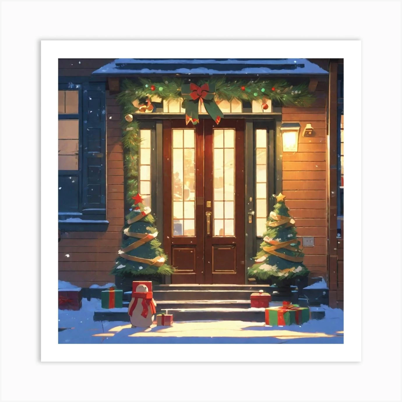 Christmas Decoration On Home Door Golden Ratio Fake Detail Trending Pixiv Fanbox Acrylic Palette (4) Art Print 3 Christmas Decoration On Home Door Golden Ratio Fake Detail Trending Pixiv Fanbox Acrylic Palette (4) Art Print