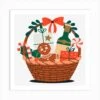 Christmas Basket Art Print -Xmas Gifts Hub m2Fgen2Fart print square p12F833f7fc2 111f 4e51 bccf 1b29248aa2f6