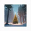 Christmas Tree In The Forest 122 Art Print -Xmas Gifts Hub m2Fgen2Fart print square p12F8e0d6b03 2c08 4356 a9ac 981a2cb646c9