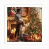 Couple Decorating Christmas Tree Art Print -Xmas Gifts Hub m2Fgen2Fart print square p12F974afe3f d15d 43be b5f0 9cab555cbde2