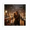 A Romantic Christmas Scene In Amsterdam 5 Art Print -Xmas Gifts Hub m2Fgen2Fart print square p12Fa32c3e9d ab7b 47c0 97d9 e70c70d37121