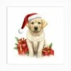Christmas Labrador Retriever 1 Art Print -Xmas Gifts Hub m2Fgen2Fart print square p12Fadba8bcf 7d87 4e1a 9469 d6dfcdf2cf81