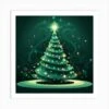Christmas Tree Vector Art Print