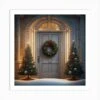 Christmas Door 171 Art Print -Xmas Gifts Hub m2Fgen2Fart print square p12Fb5941b06 e684 4ff7 a42e cddfb15b3c3e