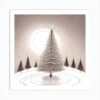 Christmas Tree In The Snow Art Print -Xmas Gifts Hub m2Fgen2Fart print square p12Fb849d8c8 9300 4a32 92ea 060888f30635