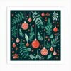 Christmas Ornaments 6 Art Print -Xmas Gifts Hub m2Fgen2Fart print square p12Fb91b054a 89aa 4d56 b870 922d110f3296