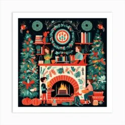 Christmas Tree 25 Art Print