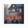 Christmas House 88 Art Print -Xmas Gifts Hub m2Fgen2Fart print square p12Fc9886f07 559a 4248 80bf bd98e98bc8f2