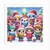 Christmas - Children'S Choir Art Print -Xmas Gifts Hub m2Fgen2Fart print square p12Fceac06d9 fff7 45c0 b2bc 17429fb46deb