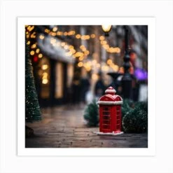 Christmas In London Art Print