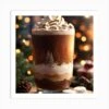 Christmas Latte Art Print -Xmas Gifts Hub m2Fgen2Fart print square p12Fdab65e3f faad 45f1 a992 db11a34100d7
