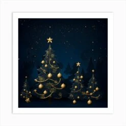 Elegant Christmas Design Series026 Art Print