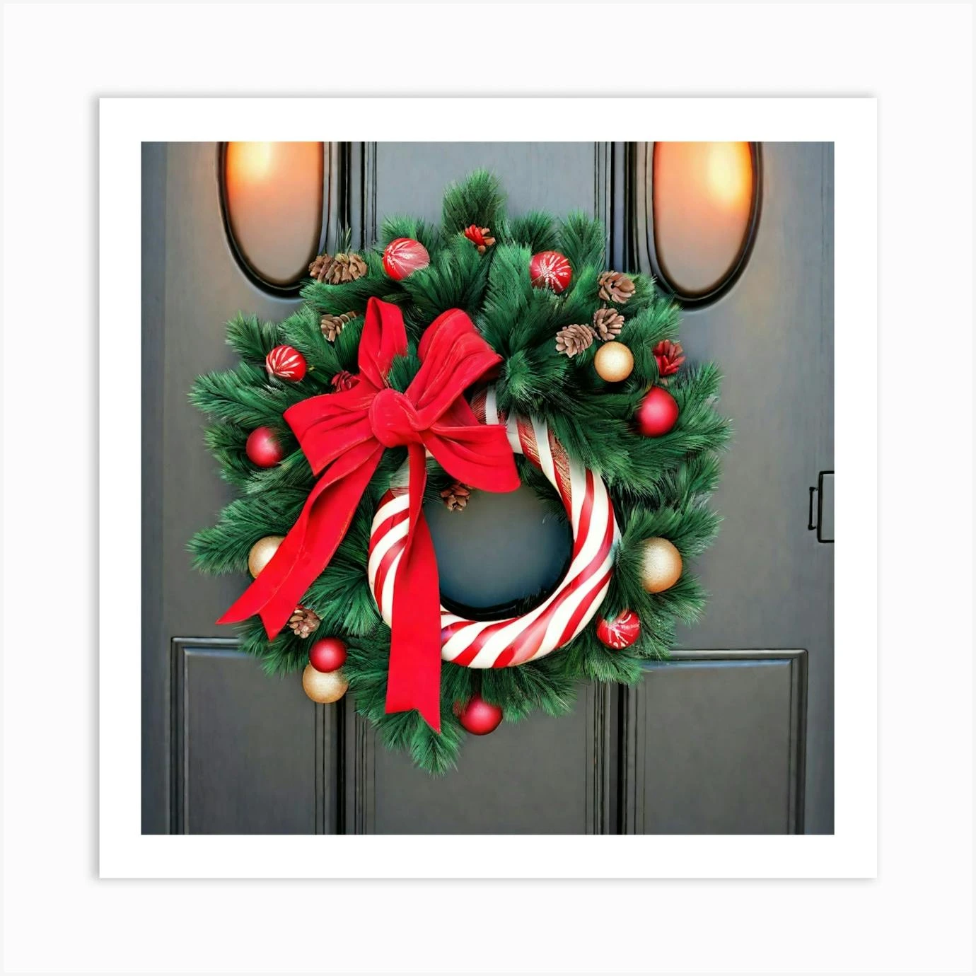 Christmas Wreath 3 Art Print 3 Christmas Wreath 3 Art Print