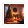Christmas Tree In The Living Room 127 Art Print -Xmas Gifts Hub m2Fgen2Fart print square p12Fe4bdbbf4 cc1c 4ea2 853b 69fa1a32c2a3