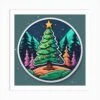 Christmas Tree 8 Art Print -Xmas Gifts Hub m2Fgen2Fart print square p12Ff653e29b 22fc 4540 9b6b dea0274b8f24