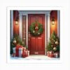 Christmas Door 185 Art Print -Xmas Gifts Hub m2Fgen2Fart print square p12Ffd207f9b e132 4dd4 ad95 09f946ca5d1b