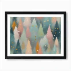 Abstract Christmas Tree 10 Art Print -Xmas Gifts Hub m2Fgen2Fart print std landscape framed black2Fec0d6185 675b 4791 ae7d 3128b5efe151