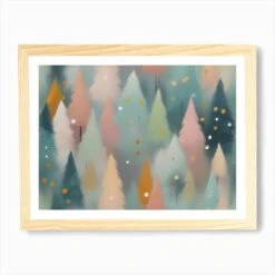 Abstract Christmas Tree 10 Art Print -Xmas Gifts Hub m2Fgen2Fart print std landscape framed oak2F27d869df ec83 4a8c bf8a 7494ccc4c7d5