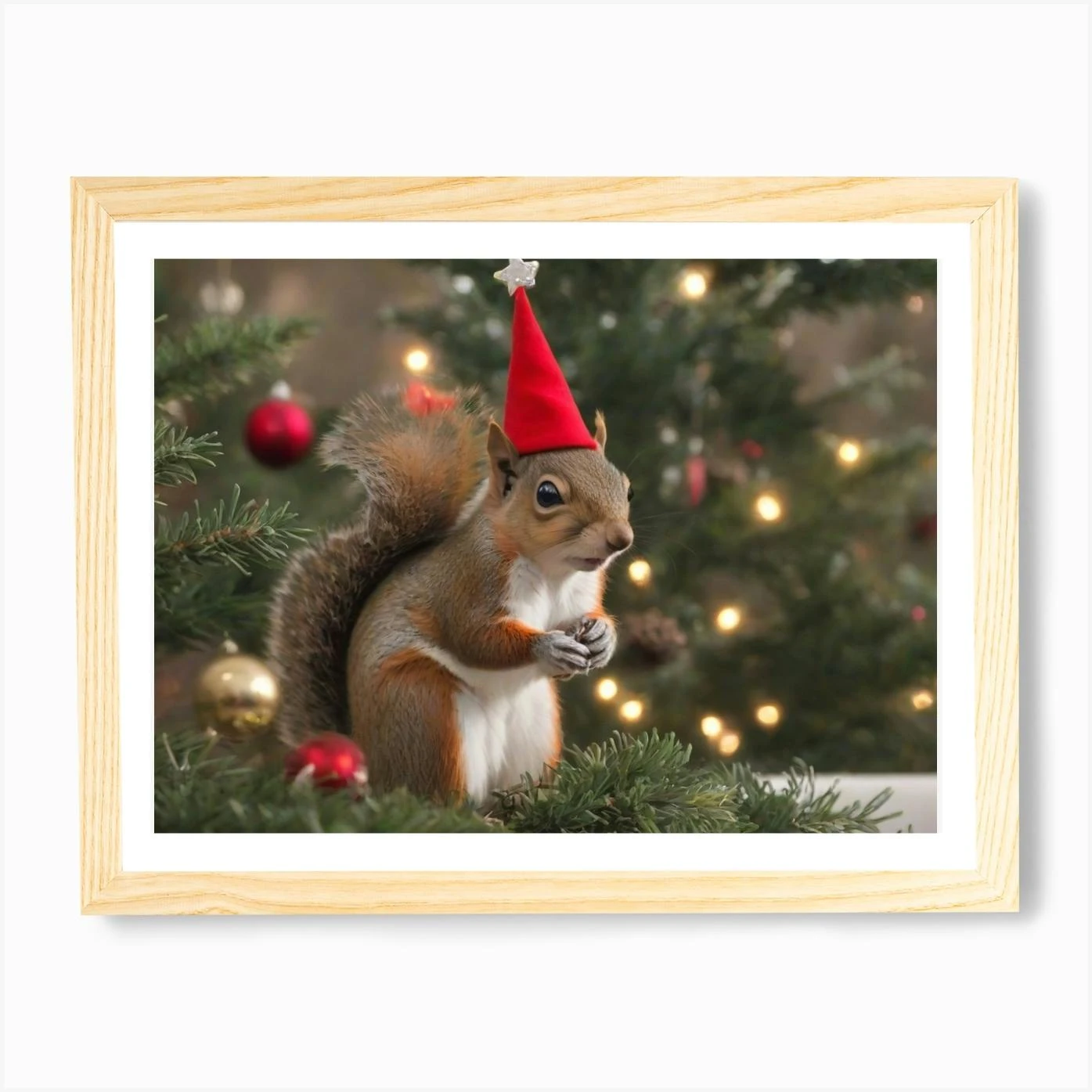 Christmas Animals 15 Art Print 5 Christmas Animals 15 Art Print - Image 3