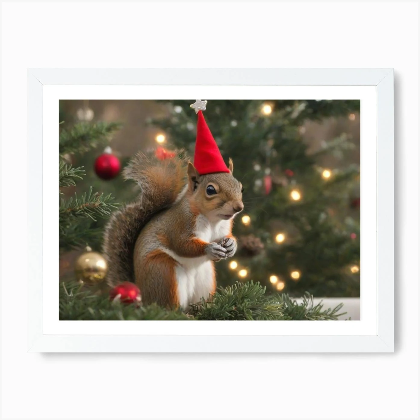 Christmas Animals 15 Art Print 6 Christmas Animals 15 Art Print - Image 4