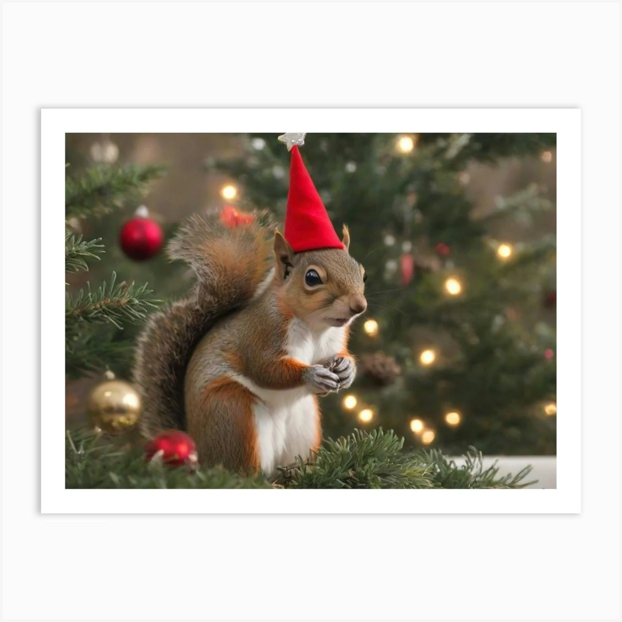 Christmas Animals 15 Art Print 3 Christmas Animals 15 Art Print