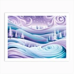 Christmas Days, Christmas Concept Art, Christmas Vector Art, Vector Art, Christmas Art, Christmas Snow, Christmas, Snow Flakes 7 Art Print