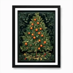 William Morris Style Christmas Tree 19 Art Print 12 William Morris Style Christmas Tree 19 Art Print -Xmas Gifts Hub m2Fgen2Fart print std portrait framed black2F1281b81e bbb7 4e39 8e94 c626a05670d8
