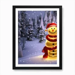 Christmas Snowman 1 Art Print 12 Christmas Snowman 1 Art Print -Xmas Gifts Hub m2Fgen2Fart print std portrait framed black2Faa291672 fa57 476b abd3 4676bbe7e017