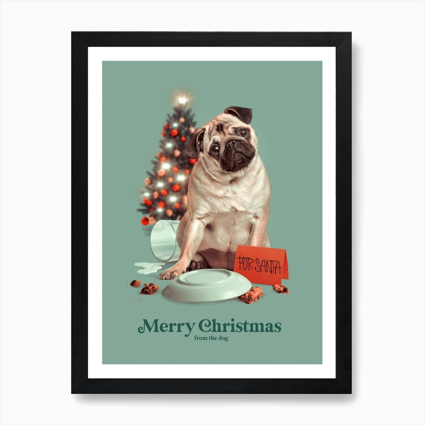 Merry Christmas From The Dog Art Print 7 Merry Christmas From The Dog Art Print - Image 5