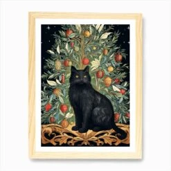William Morris Style Christmas Cat 2 Art Print 11 William Morris Style Christmas Cat 2 Art Print -Xmas Gifts Hub m2Fgen2Fart print std portrait framed oak2F99d2b3ac 86fc 4c21 9f74 8bfccbd23993