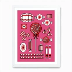 Pink Peppermint Christmas Candy Illustrated Art Print 10 Pink Peppermint Christmas Candy Illustrated Art Print -Xmas Gifts Hub m2Fgen2Fart print std portrait framed white2F2ed0ba92 edaa 4125 b6f5 ae53dfc5e41c