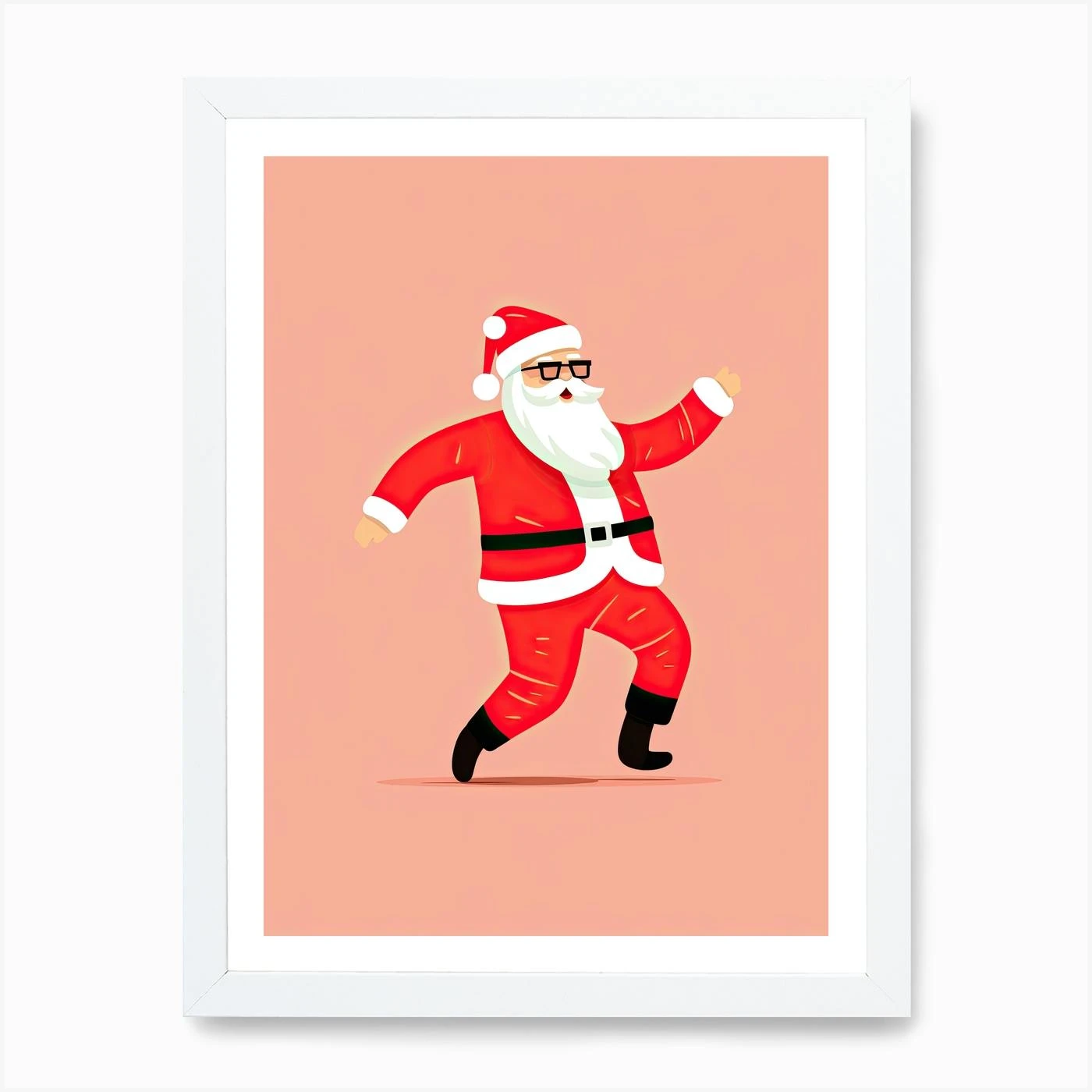 Santa Claus, Christmas Print Art Print 5 Santa Claus, Christmas Print Art Print - Image 3