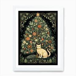 William Morris Style Christmas Cat 6 Art Print 10 William Morris Style Christmas Cat 6 Art Print -Xmas Gifts Hub m2Fgen2Fart print std portrait framed white2Fdc11a48b 5ded 4977 8cb9 b1eb8336e12b