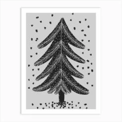 Christmas Tree Art Print