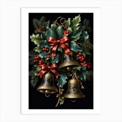 Christmas Bells Art Print