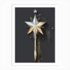 Christmas Star Magic Wand Vector Illustration Art Print -Xmas Gifts Hub m2Fgen2Fart print std portrait p12F1d117aeb fe52 4455 958b f786c55310f9