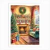 Christmas Home. Art Print -Xmas Gifts Hub m2Fgen2Fart print std portrait p12F2b4dce9b e333 4f21 936d 3f7fd4c6fdff