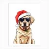 Christmas Labrador Dog Art Print -Xmas Gifts Hub m2Fgen2Fart print std portrait p12F2e6fff6c f21a 4ad8 bd33 a51420d85609